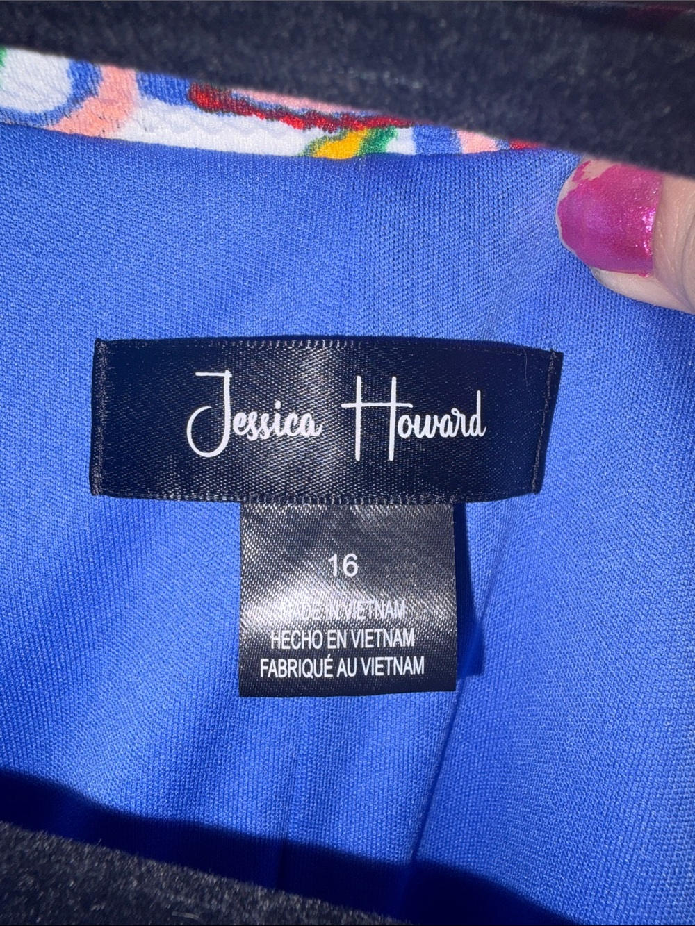 Jessica Howard Multicolor Sleeveless A-Line Mini Dress - Picture 7 of 10